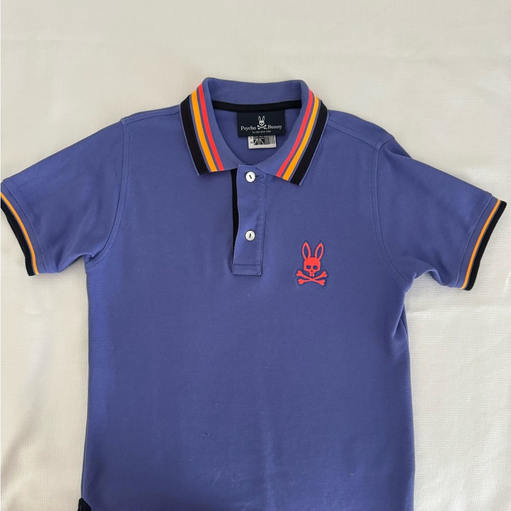 Psycho Bunny Polo Shirt with Contrasting Trim